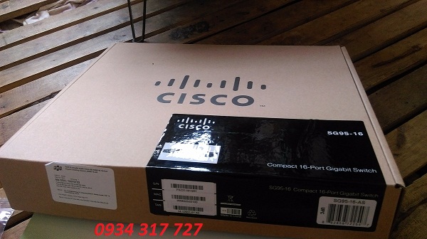 Switch Cisco SG95-16 hỗ trợ 16 cổng 10/100/1000 Mbps